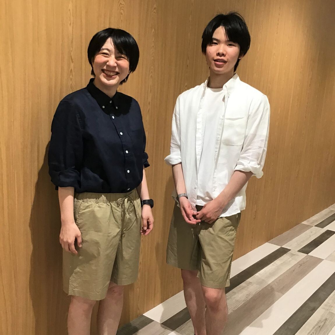 リネンシャツコーディネート