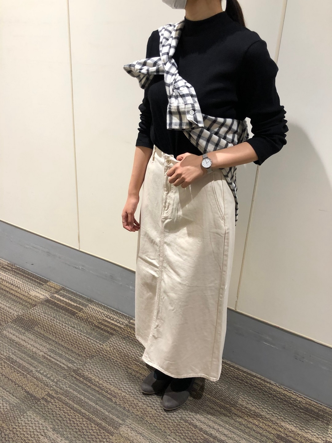 フランネル　たすき掛け