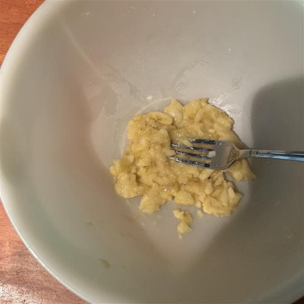バナナを潰す