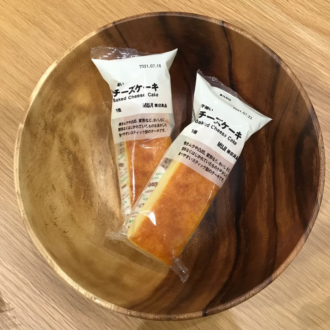 不揃い　チーズケーキ