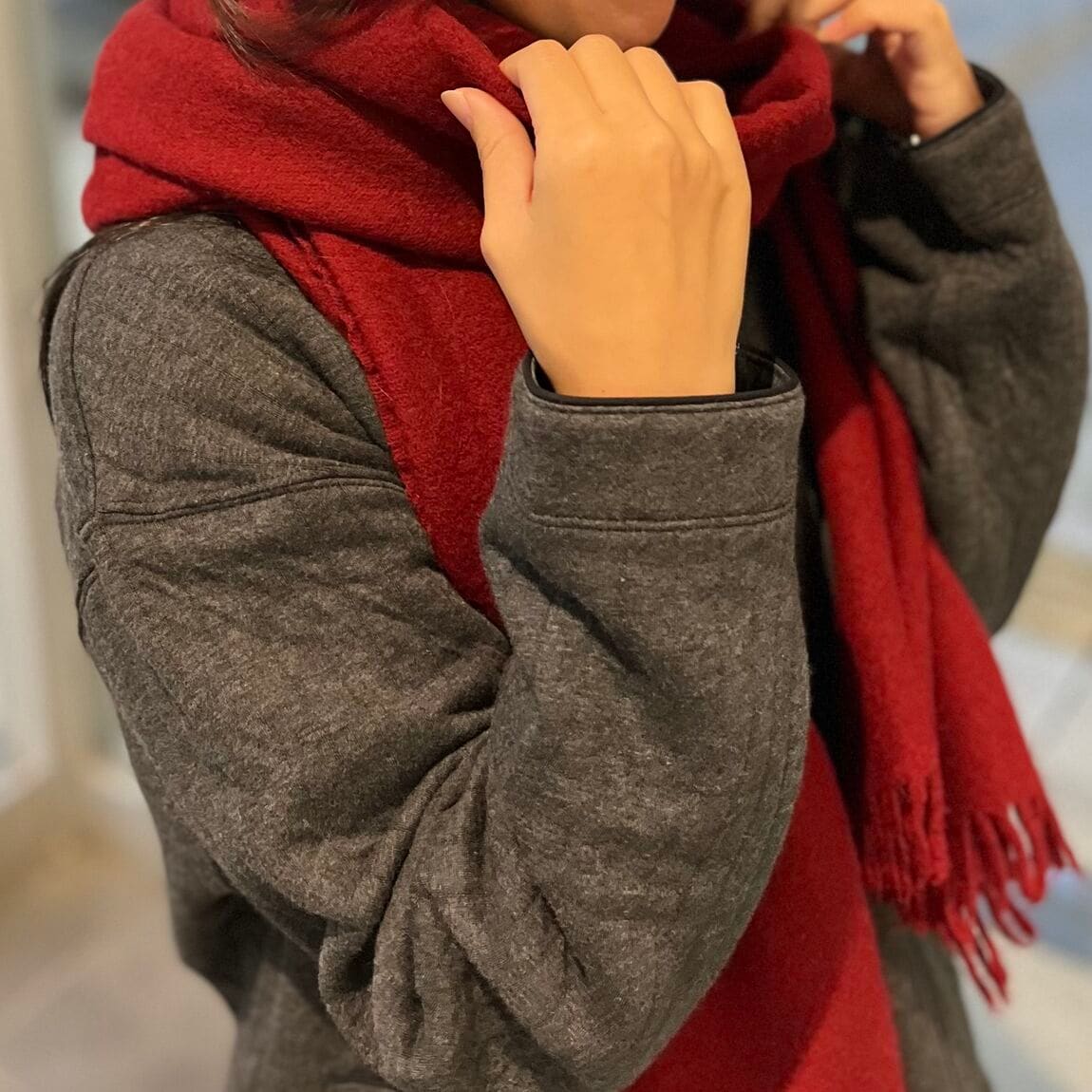 ストール着用画