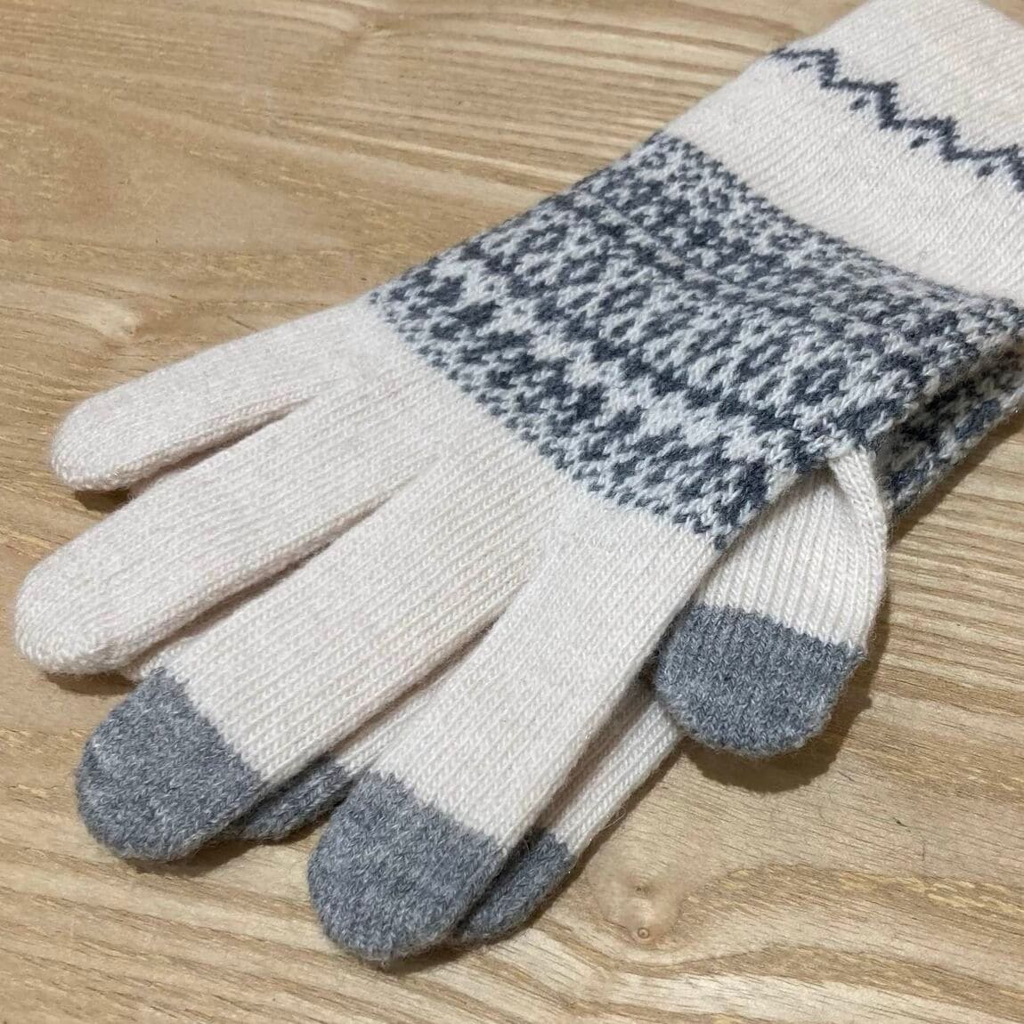 手袋タッチパネル部分