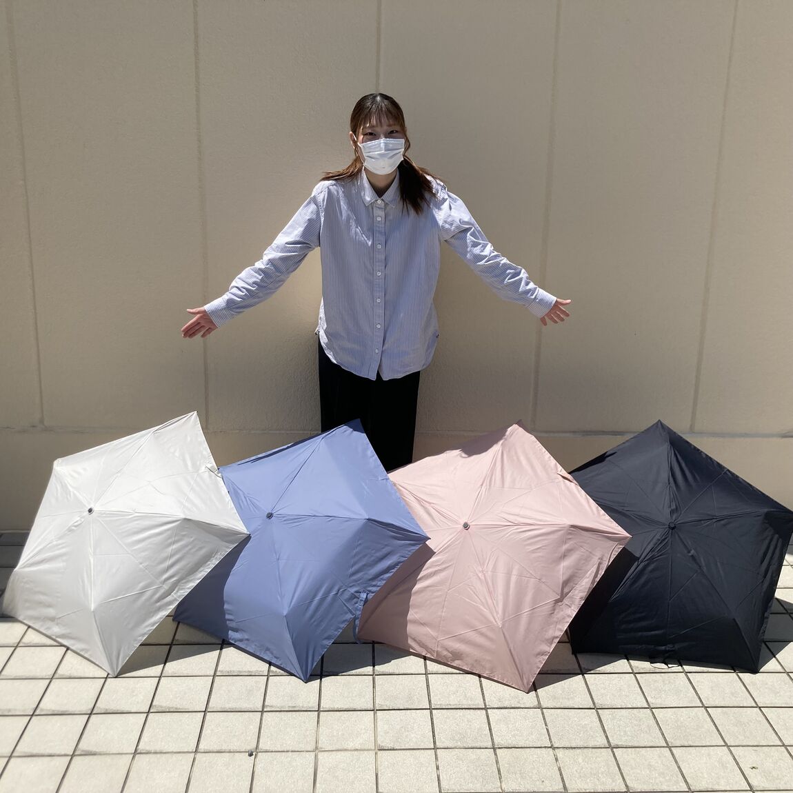【カスミ岩瀬】軽量折りたたみ傘