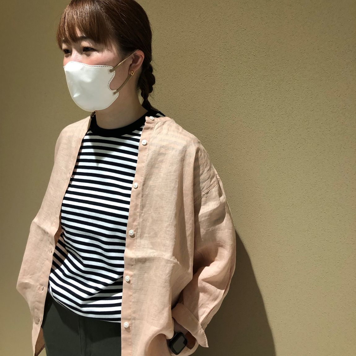 ボーダーカットソーをメインにした画像