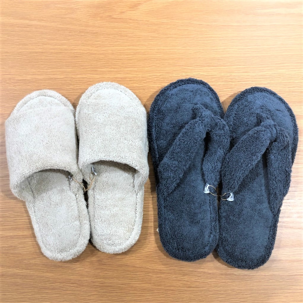 洗える綿パイルスリッパの写真