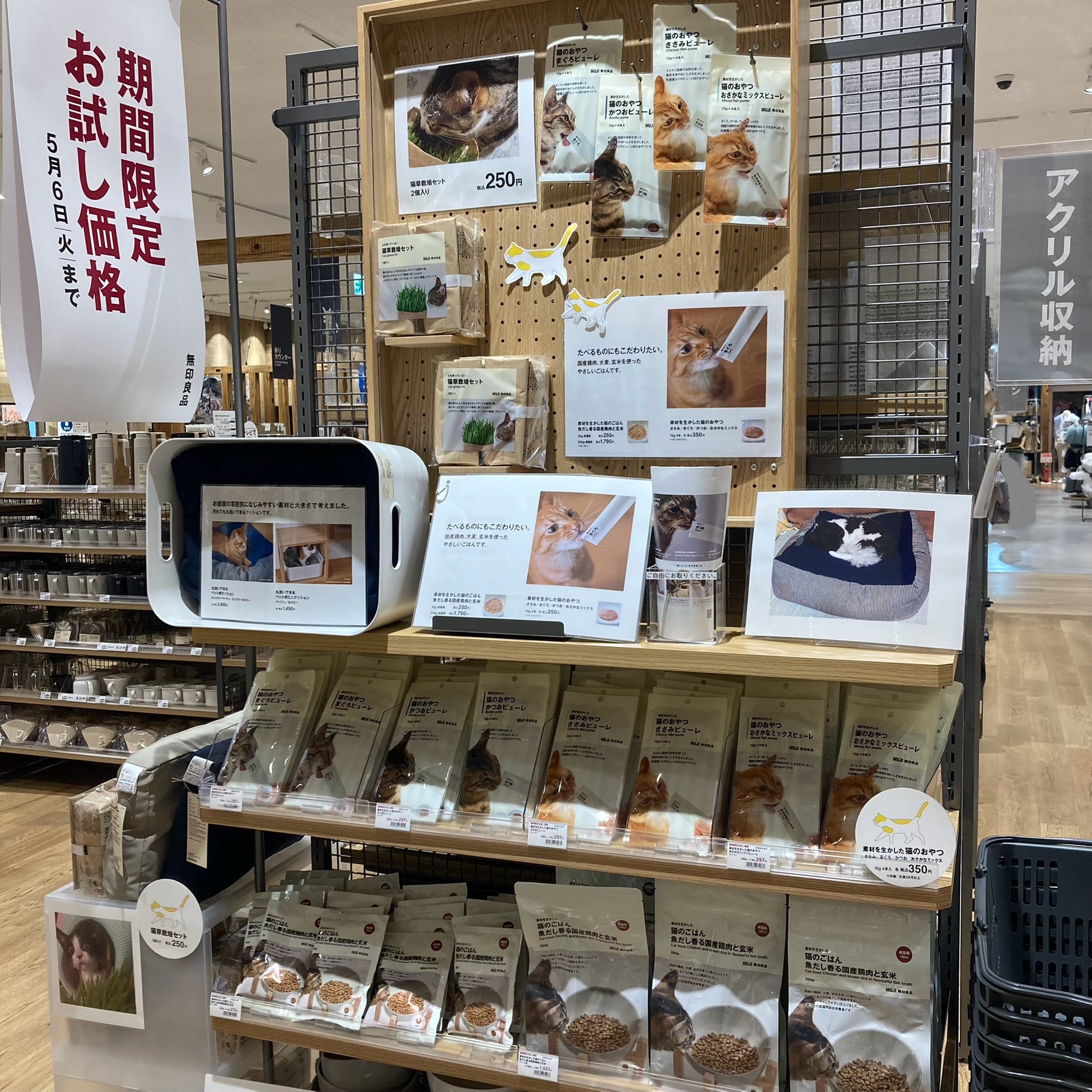 猫商品売場