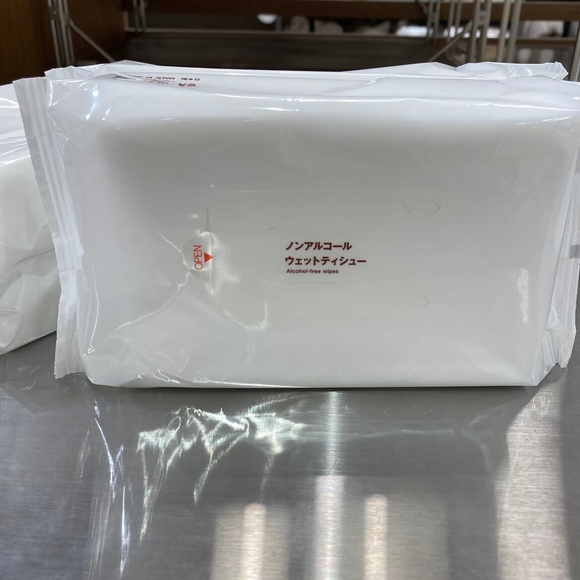 ノンアルコールウェットティシュ