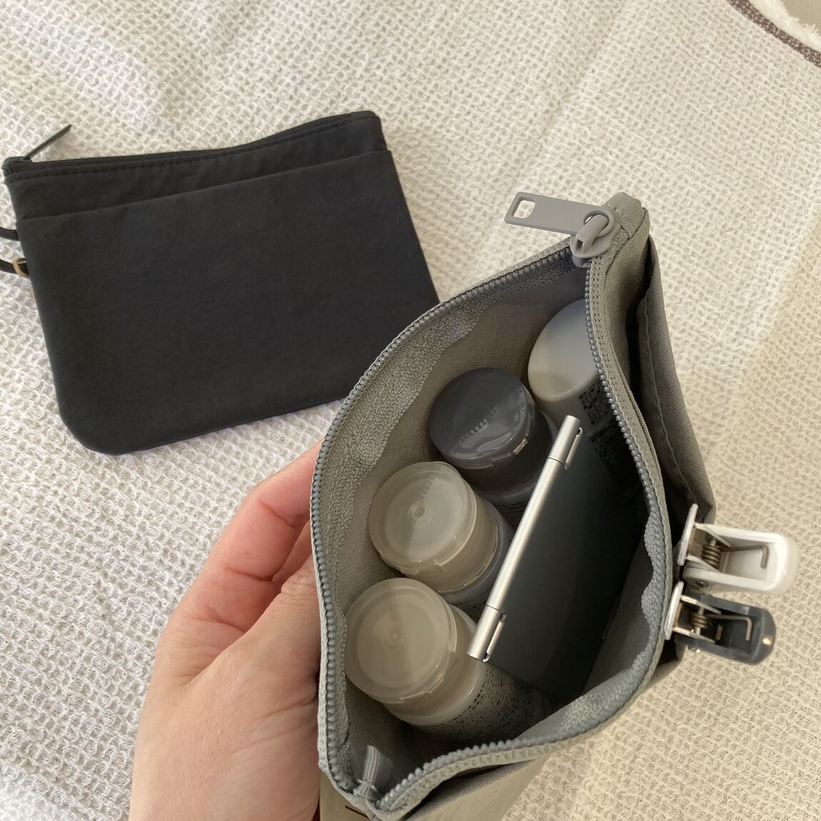 【500名鉄一宮】スタッフのおすすめ　リンクルナイロンポーチ