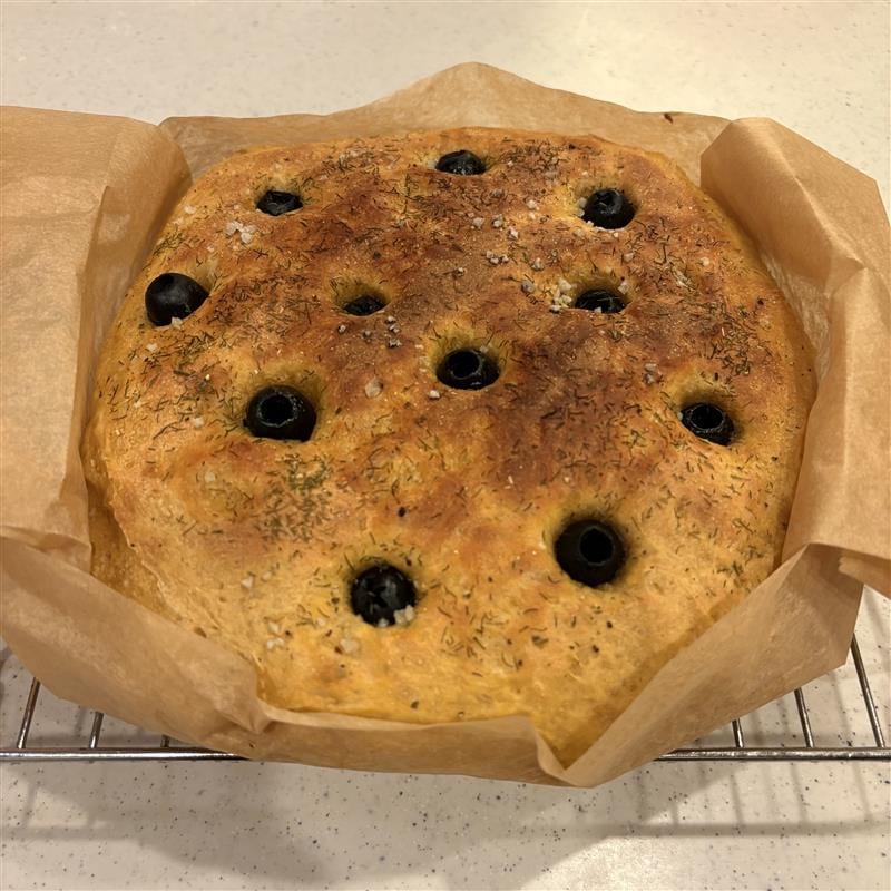 焼き上がりフォカッチャ