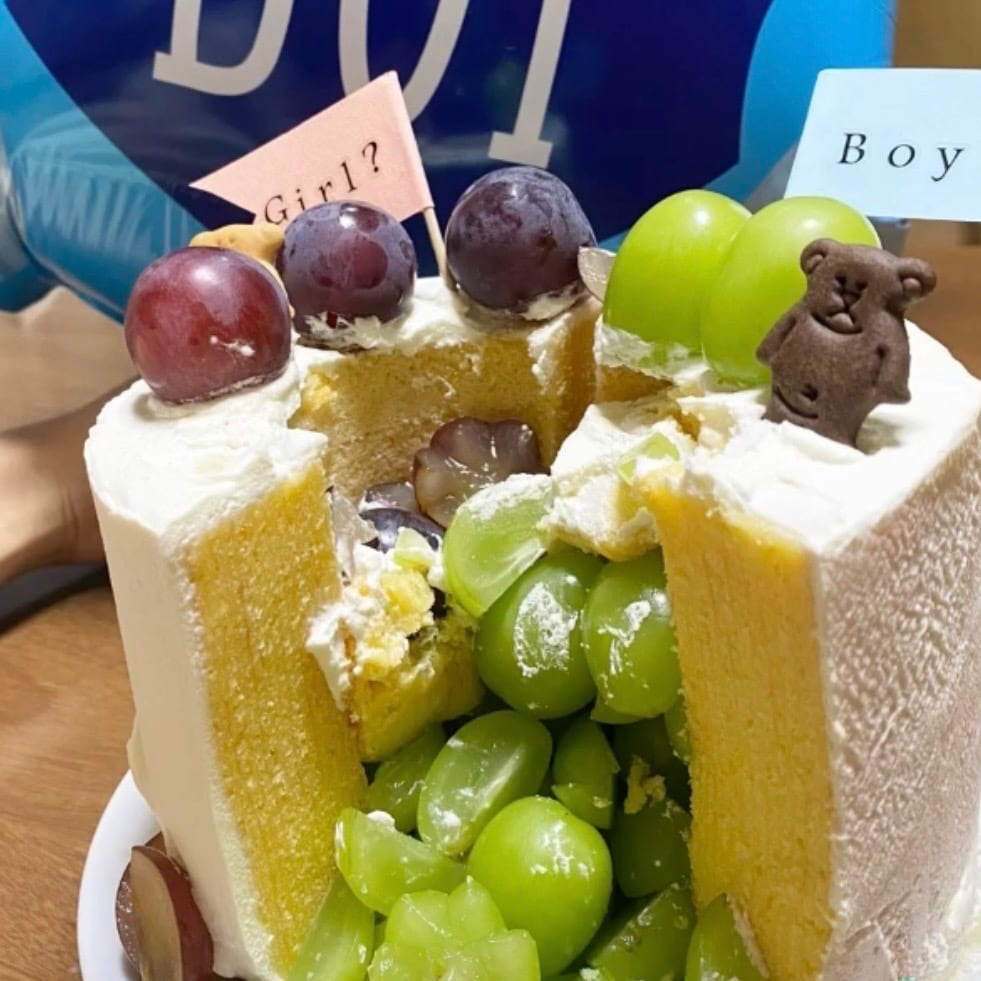 【500名鉄一宮】特大バウムでジェンダーリビールケーキ