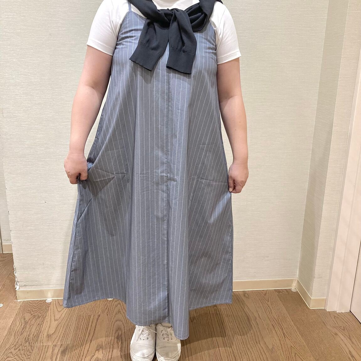 前から見たシルエット