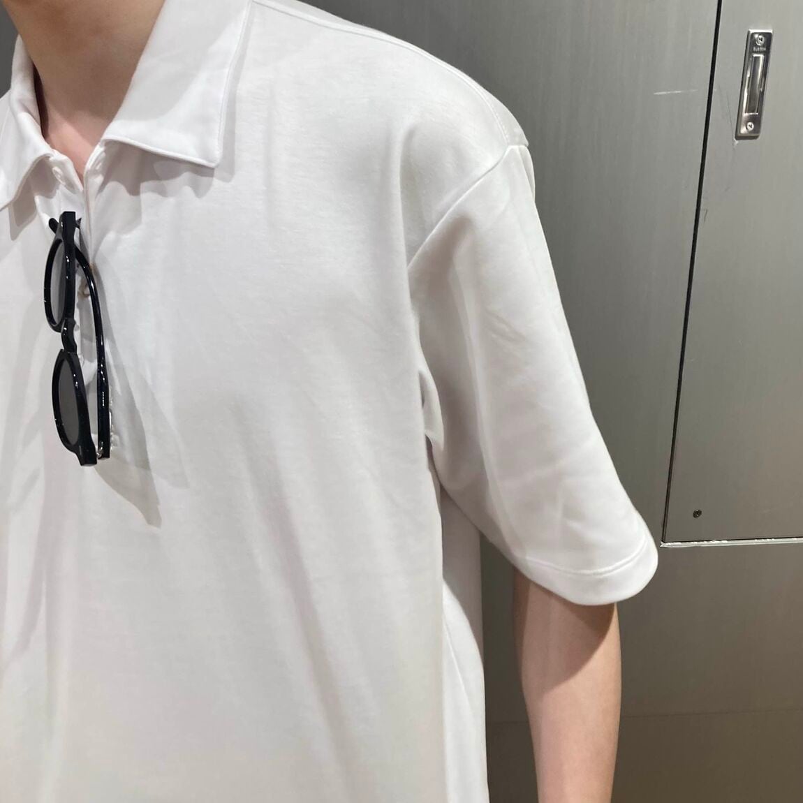 涼感五分袖ポロTシャツ