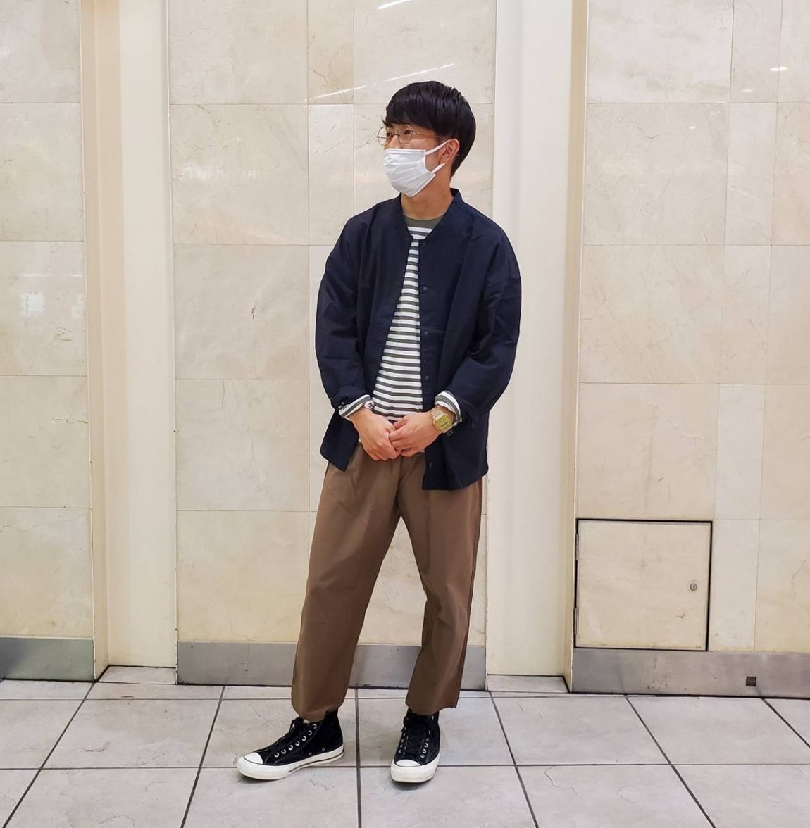 【難波】　好きなように、着こなすシャツ