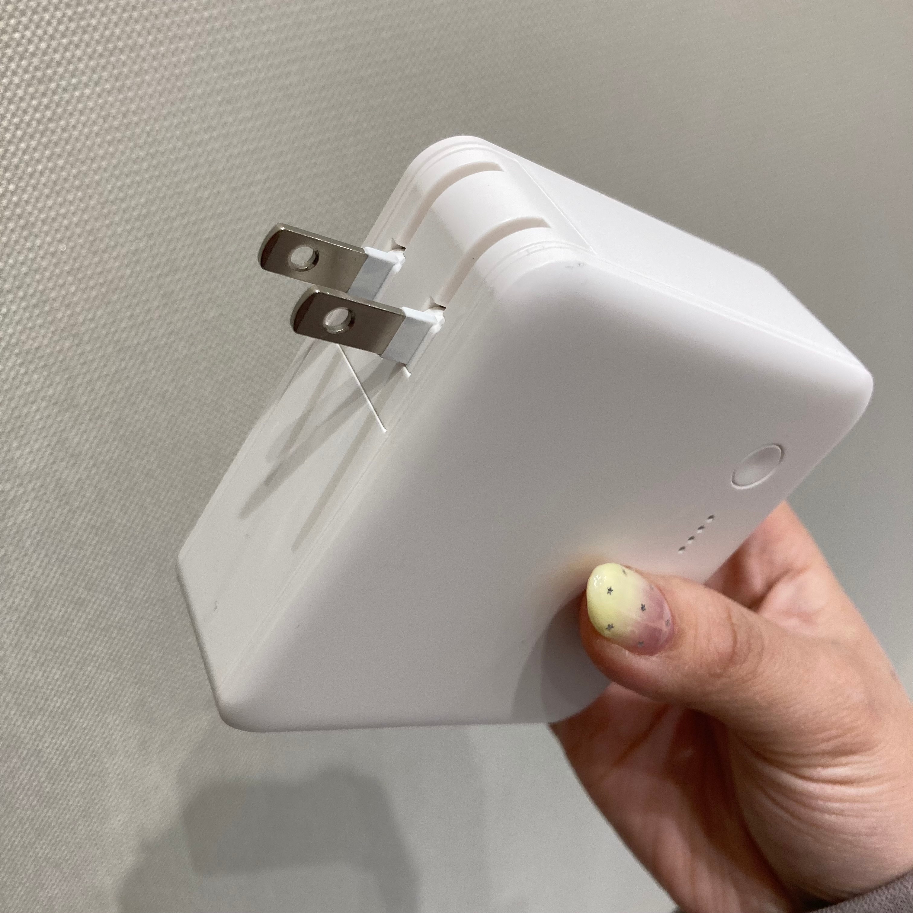 充電器として使用する時の写真