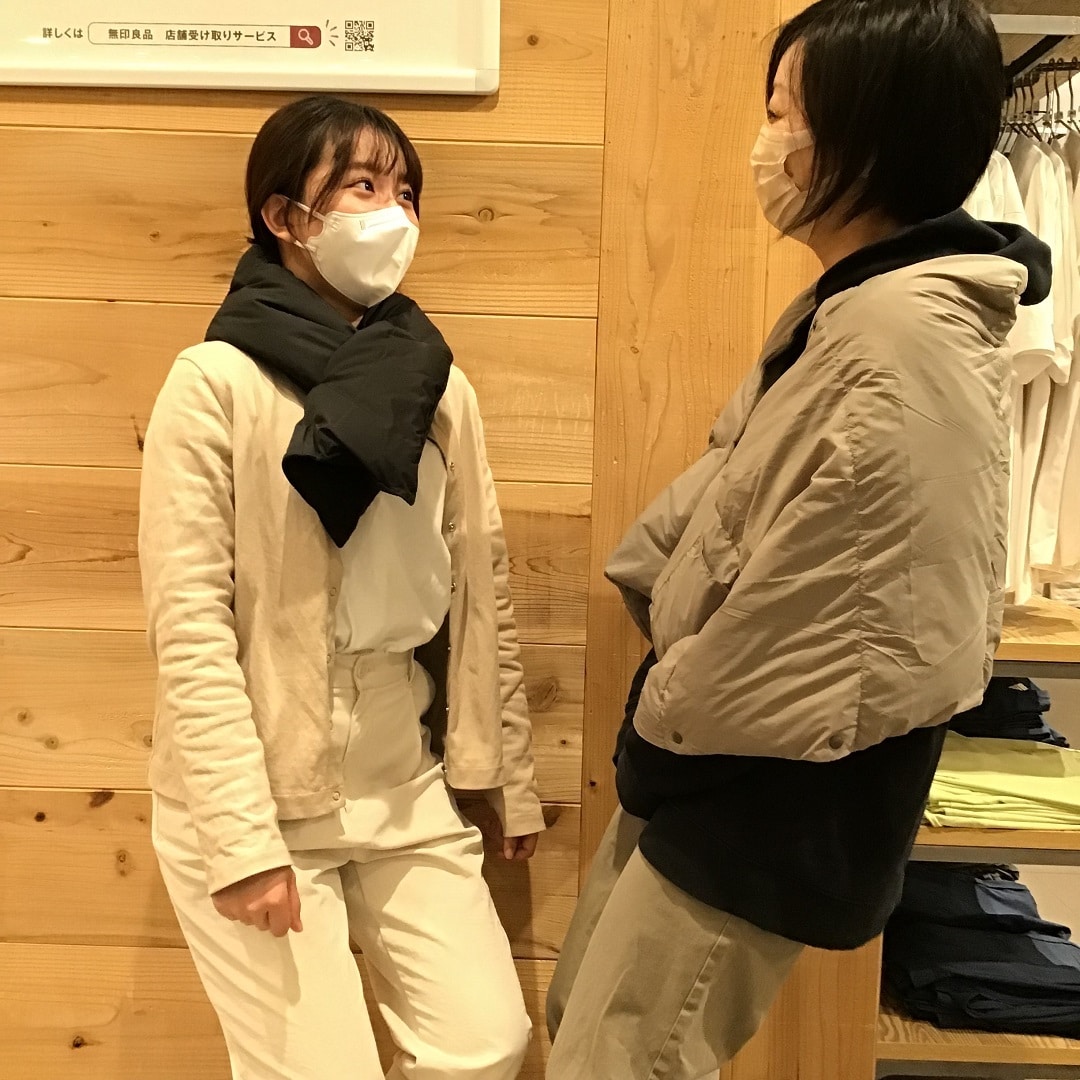 【ららぽーと立川立飛】新商品　ダウンマフラーとダウンケープ