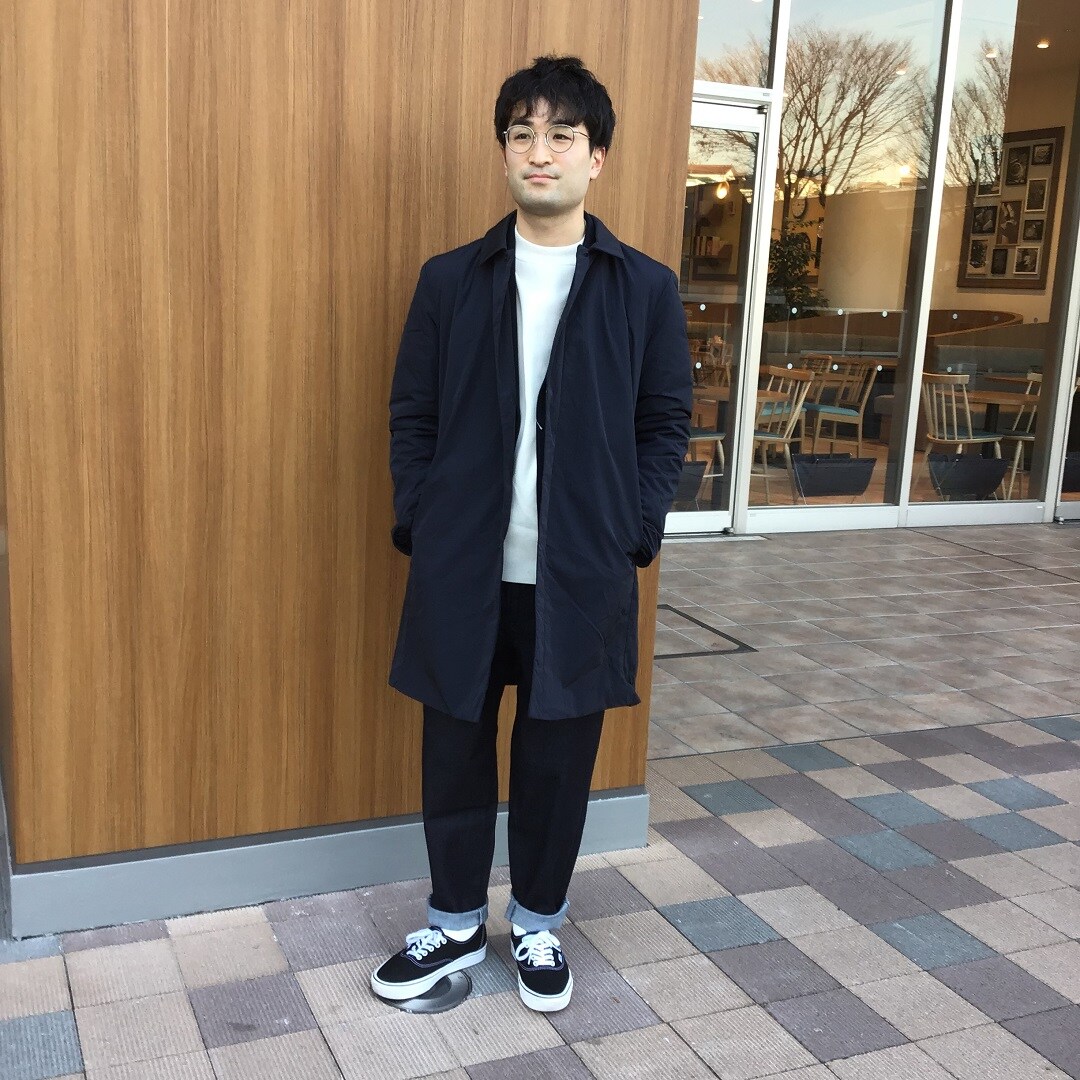 【テラスモール松戸】撥水中わたコートネイビー写真
