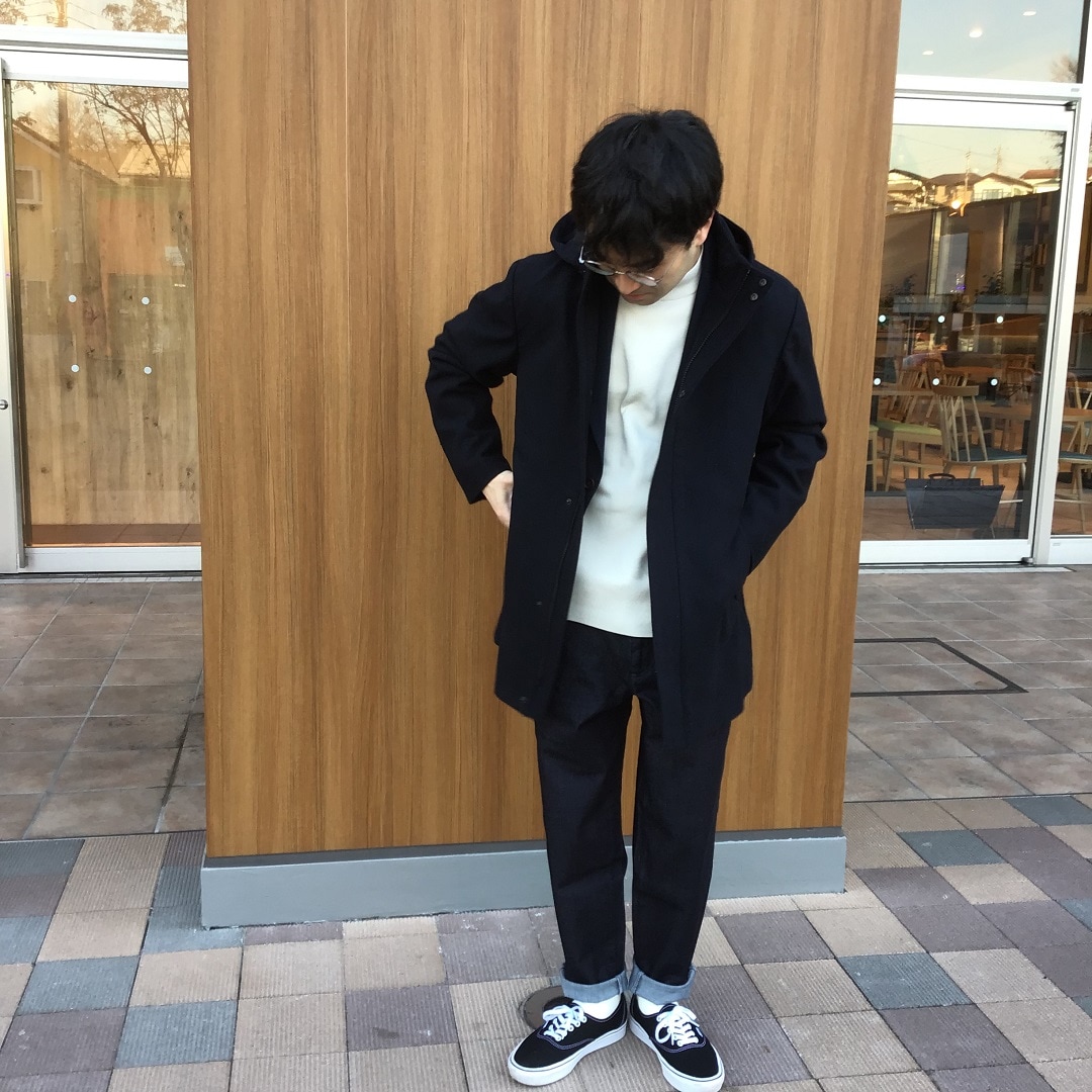 【テラスモール松戸】フレンチウール混フード付コート写真