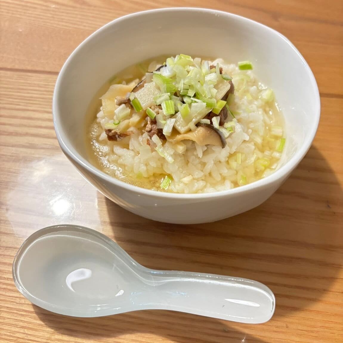 お皿に入った牛だしクッパ