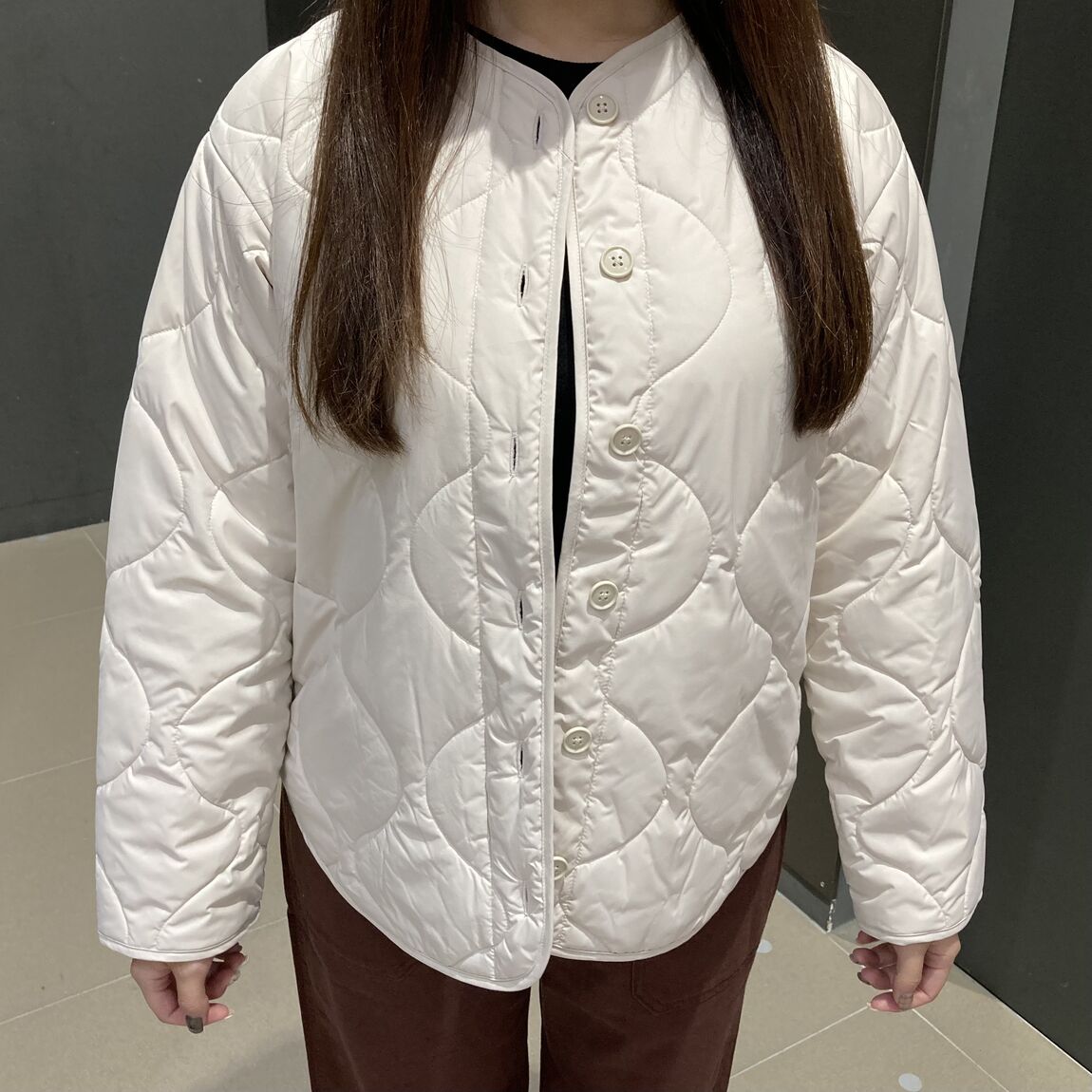 中わたキルティングジャケット