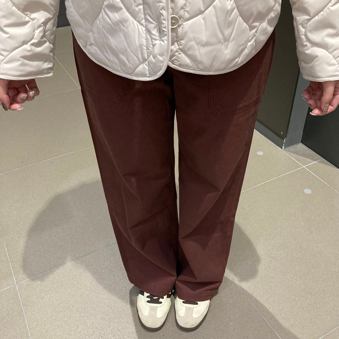 ベイカーストレートパンツ