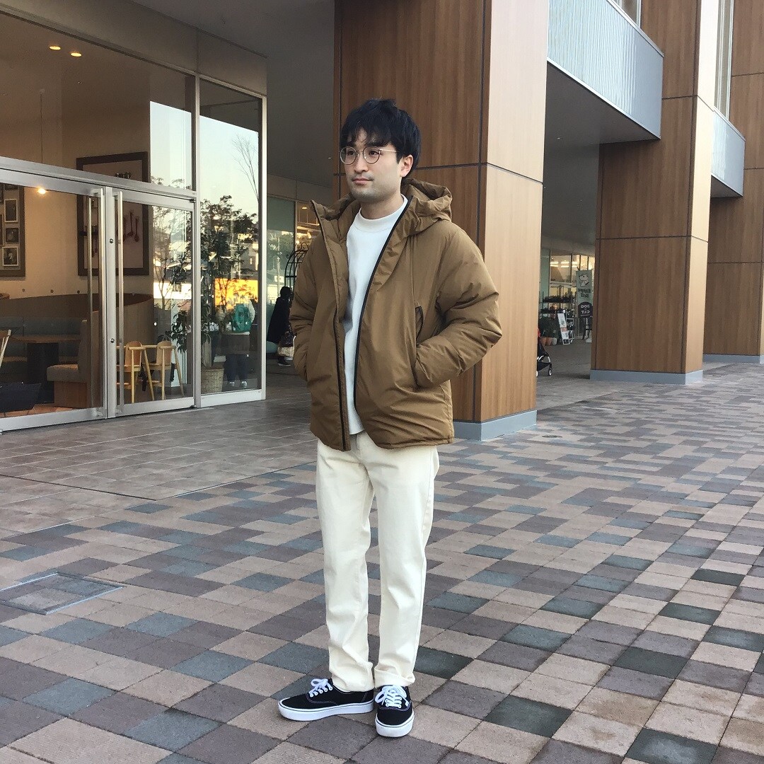 【テラスモール松戸】水を弾くフードダウンJKT写真