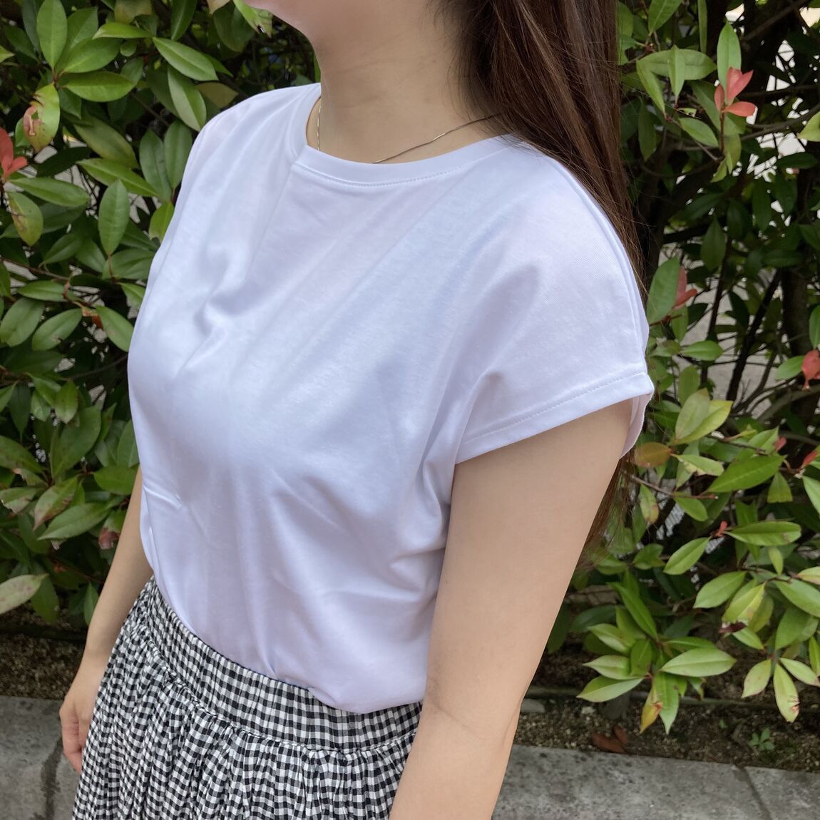 婦人天竺フレンチスリーブTシャツ
