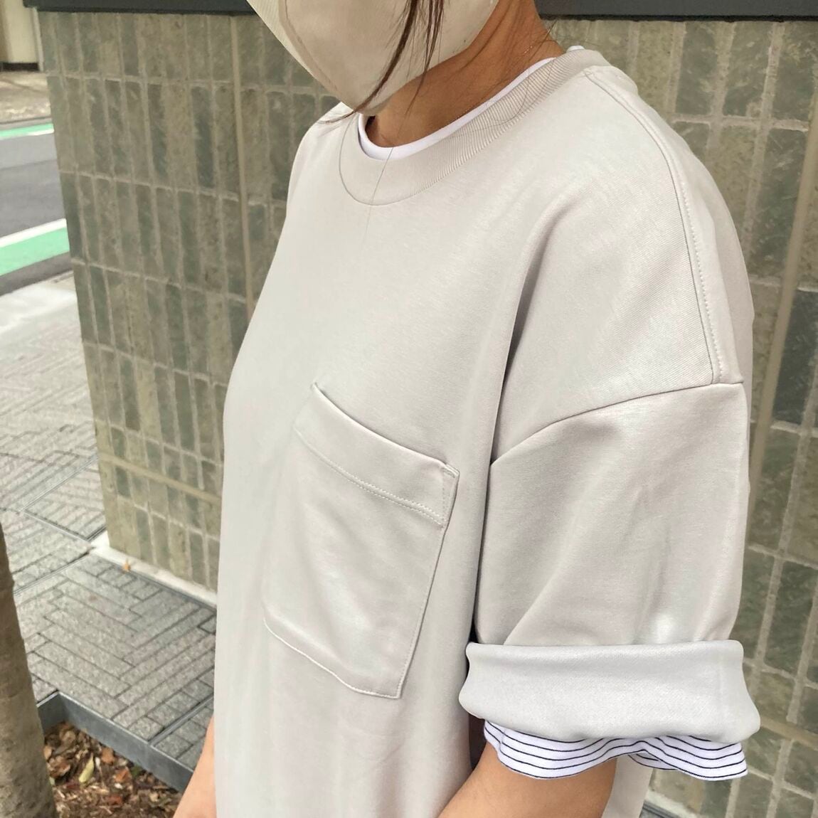 涼感ワイド半袖Tシャツ