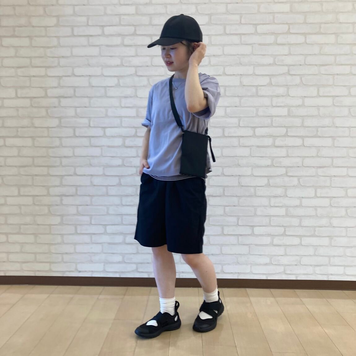 【婦人　涼感ワイド半袖Tシャツ】