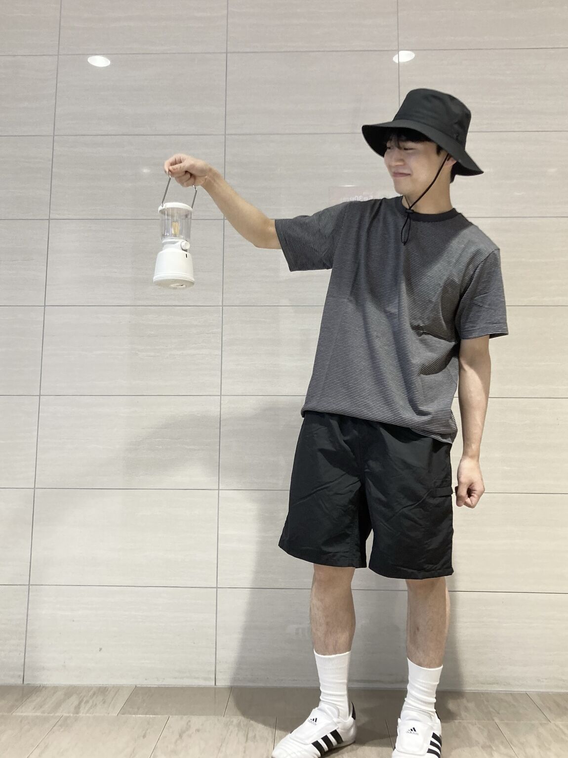 キャンプコーデとランタン