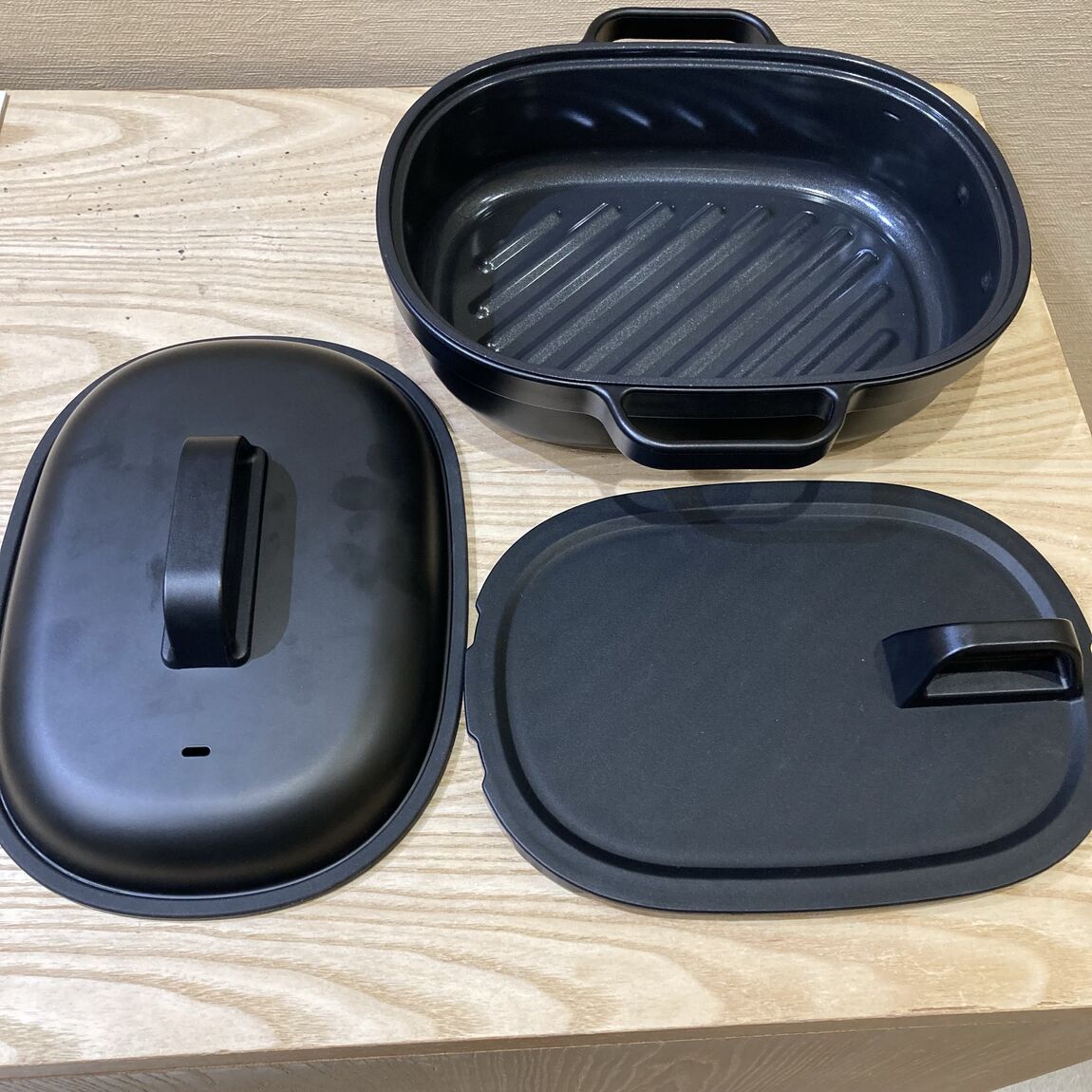 【イオンモール姫路大津】　毎日の料理をまだと手軽に　『レンジで焼き料理　グリルプレート_E5HIQ0