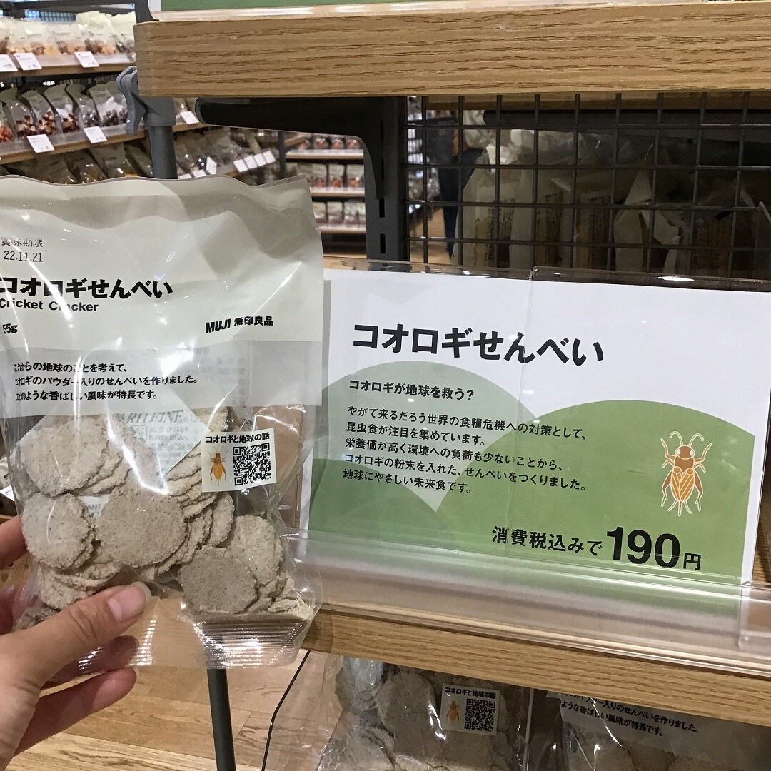 コオロギせんべい