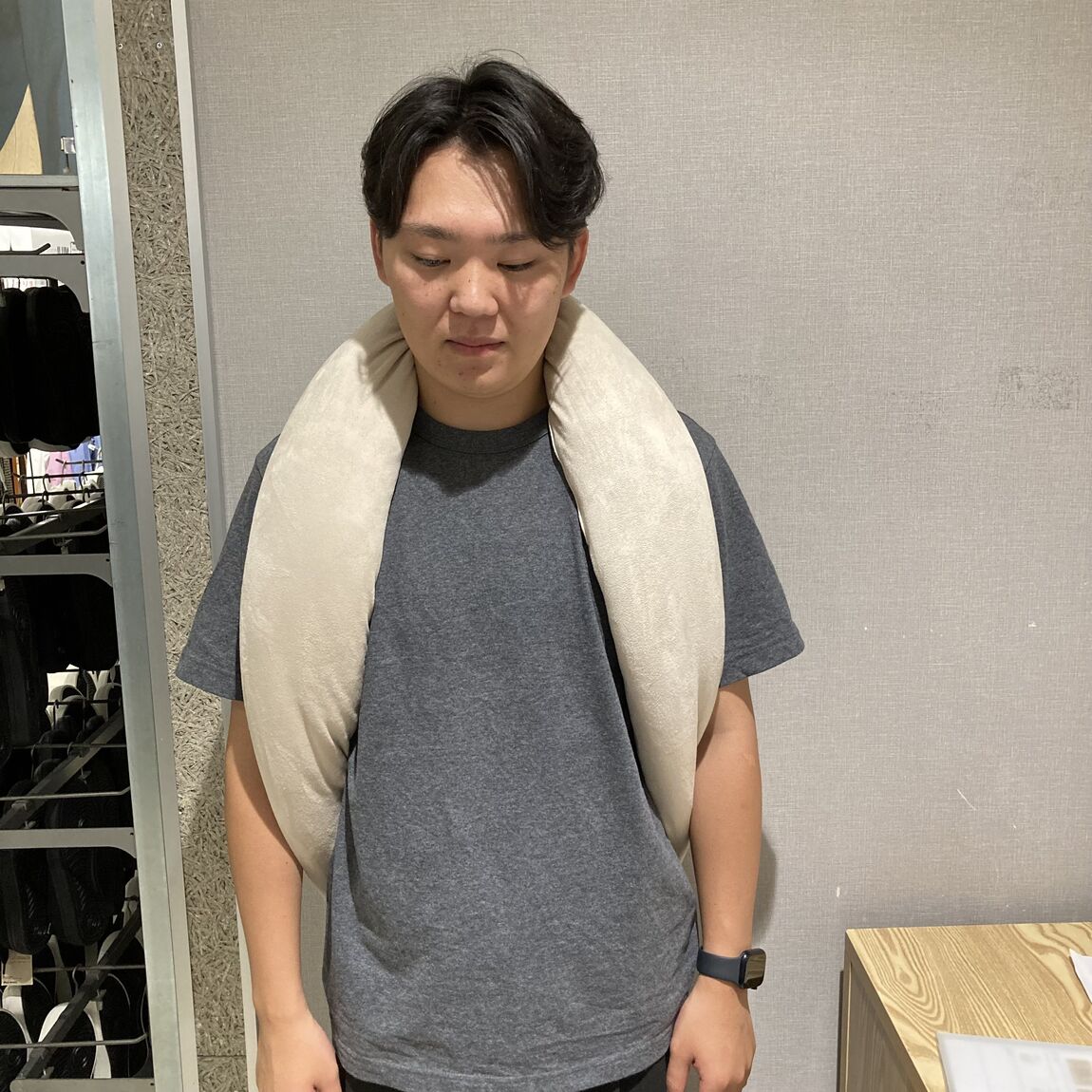 【ニッケパークタウン加古川】自由に巻けるループクッションのご紹介
