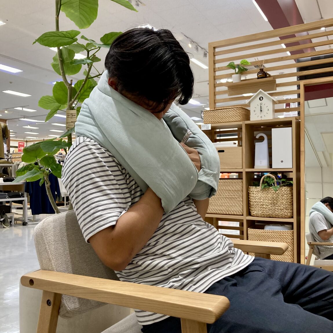 自由に巻けるループクッションのご紹介