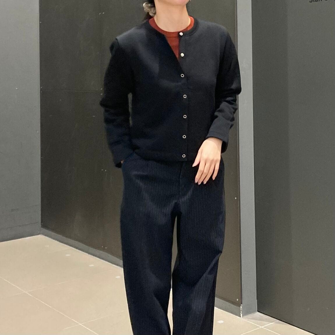 トップス紹介スウェットカーディガン