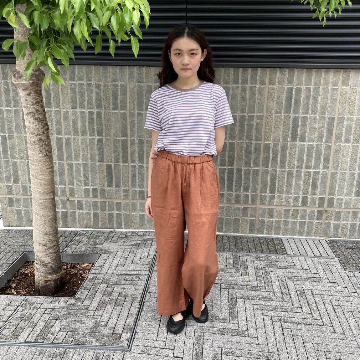 天竺編み半袖Tシャツ