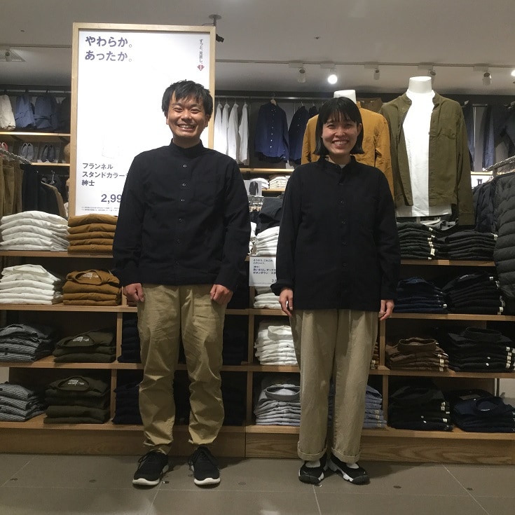 フランネル、ボタン閉じて