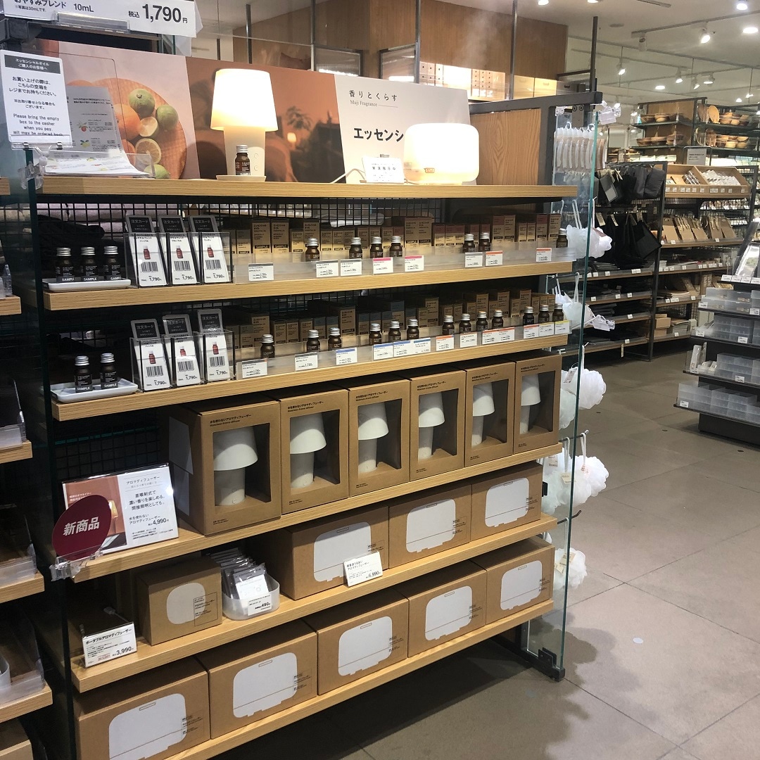 【ザ・モール仙台長町】当店のエッセンシャルオイル売場
