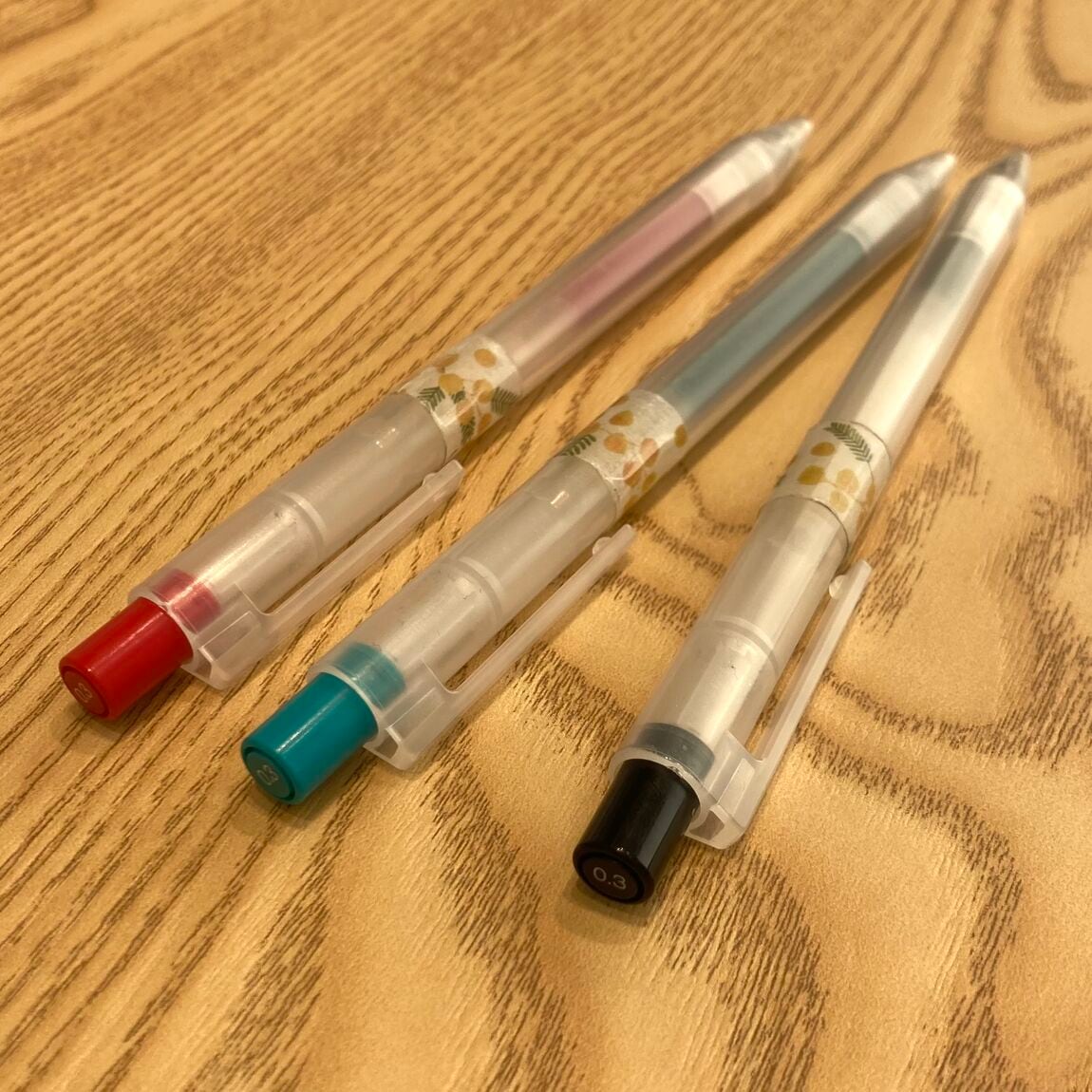 スタッフの使っているペンの写真