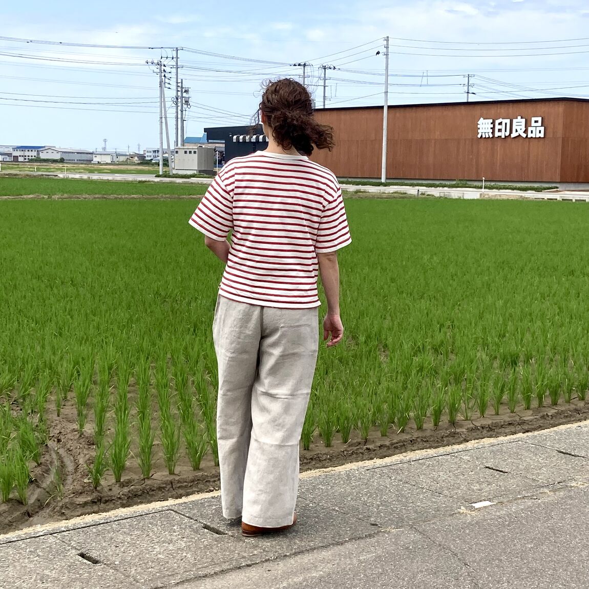 太番手五分袖Tシャツ