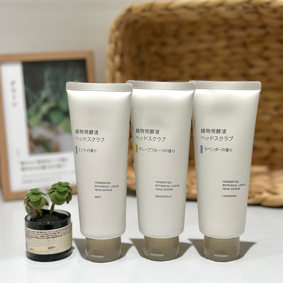 植物発酵液ヘッドスクラブ3種類
