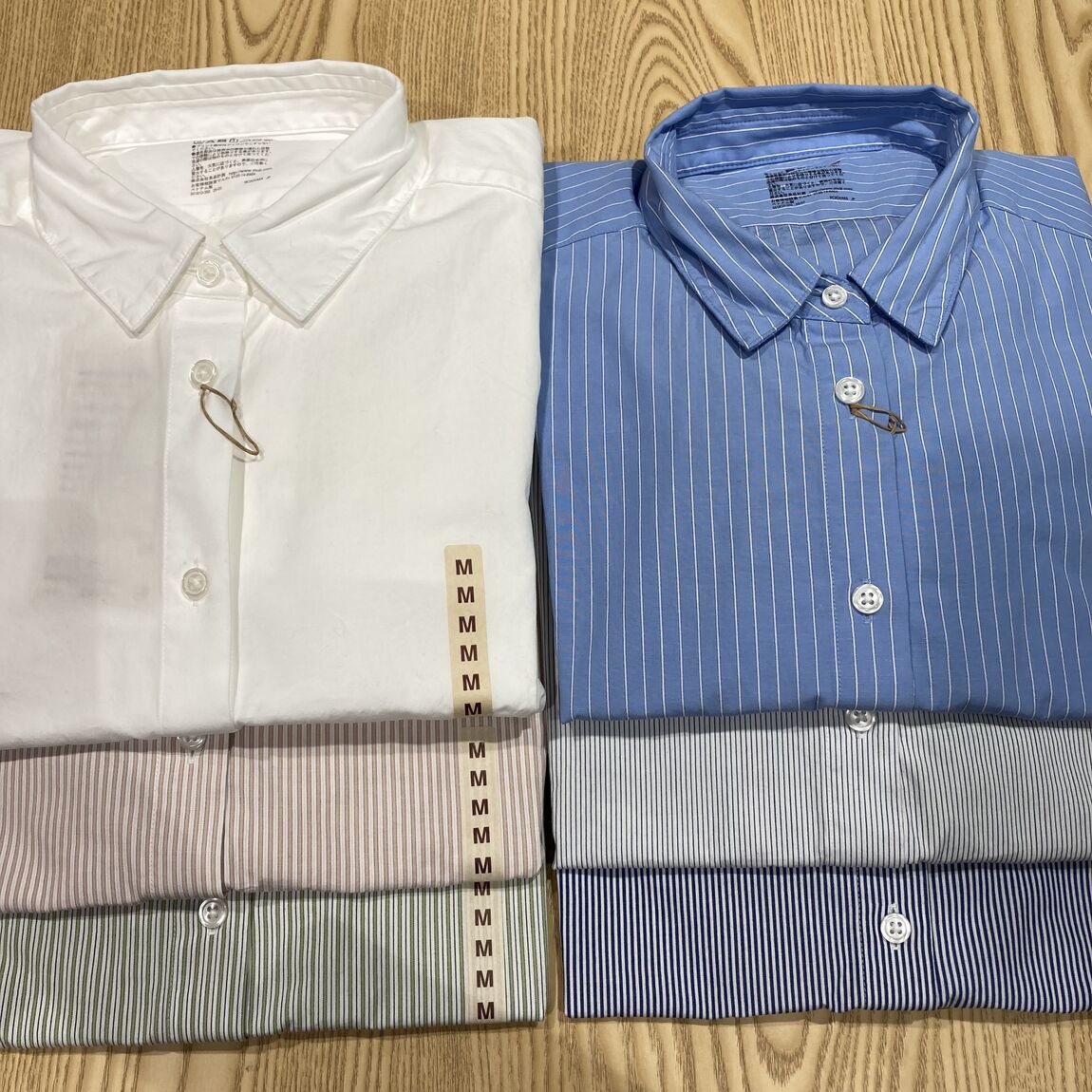 洗いざらしブロードレギュラーカラー長袖シャツの紹介