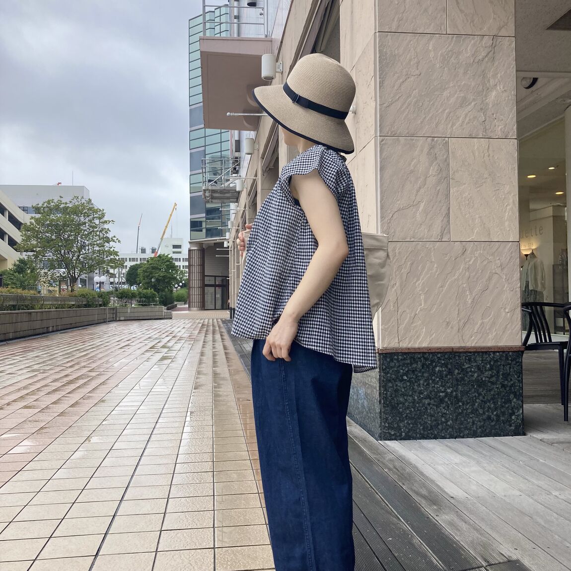 【婦人　強撚ボイルブラウス】