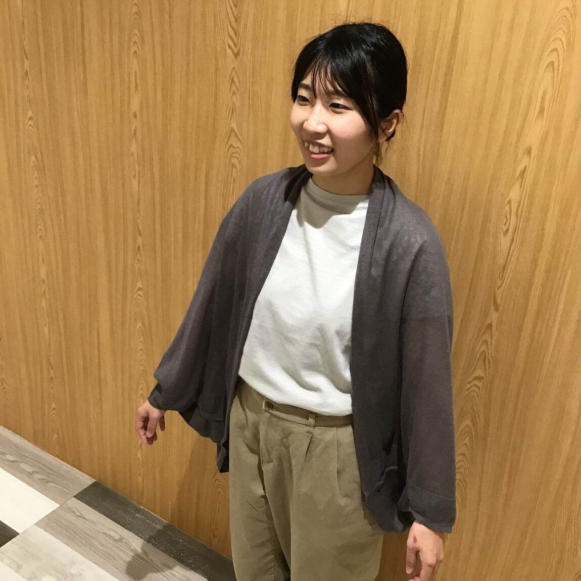 ボレロとムラ糸を合わせて