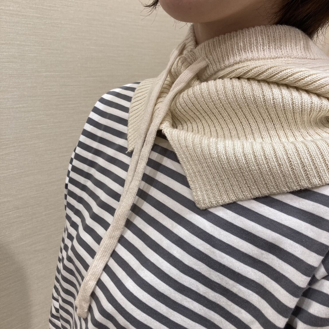 ひもを垂らした写真