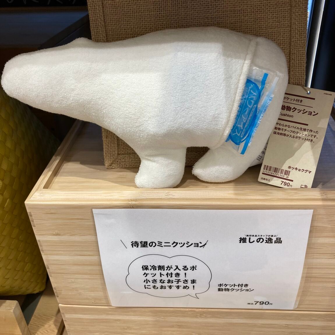 動物クッション　活用画像