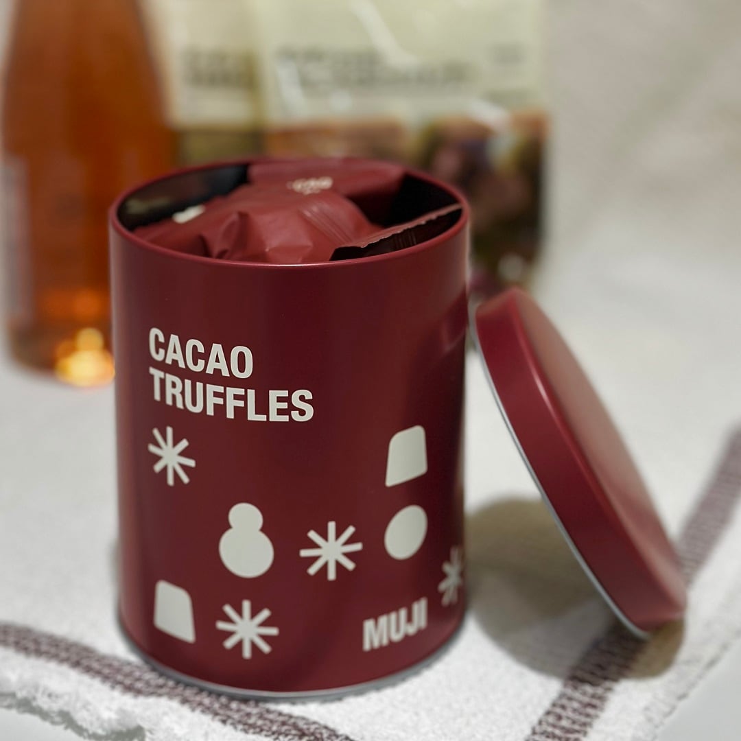カカオトリュフ缶　カカオニブ