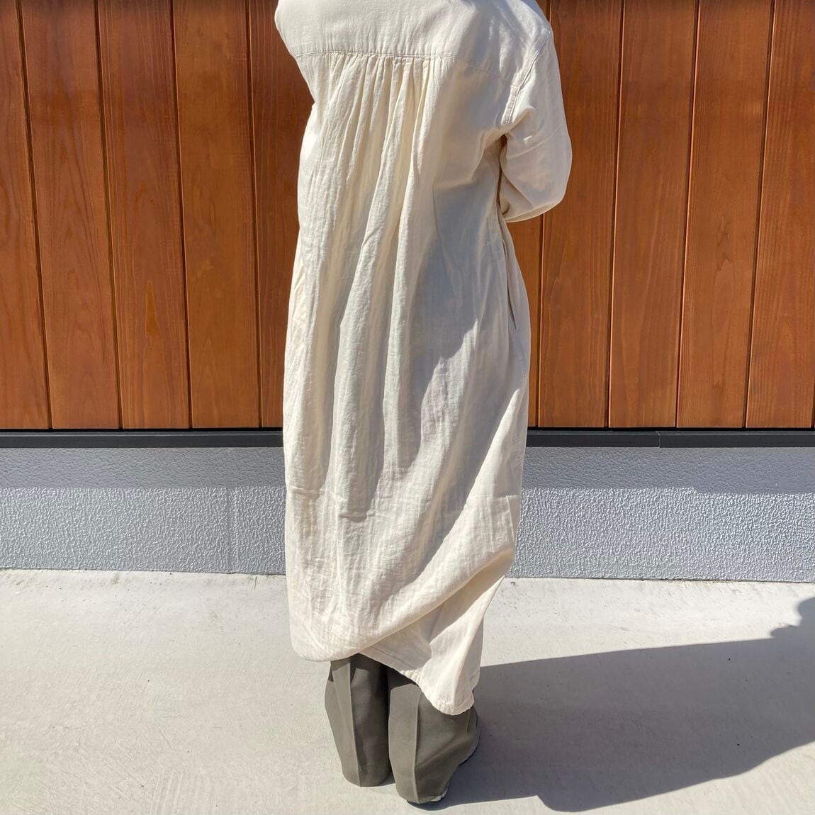 コーディネート　背面投稿