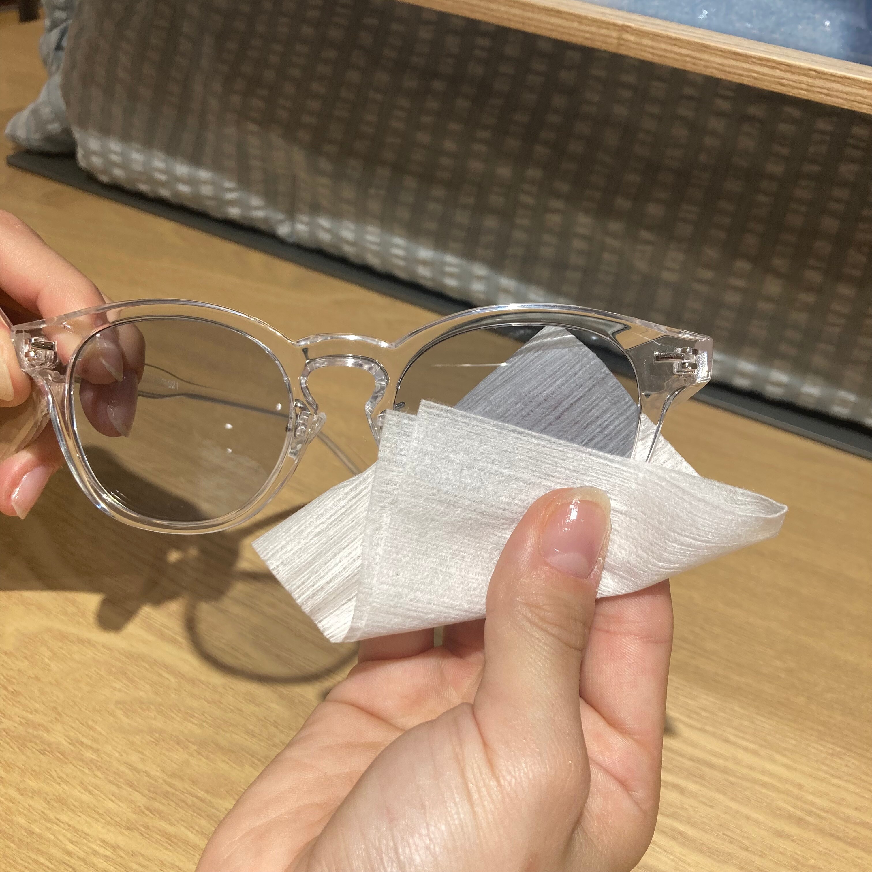 携帯用メガネ拭き