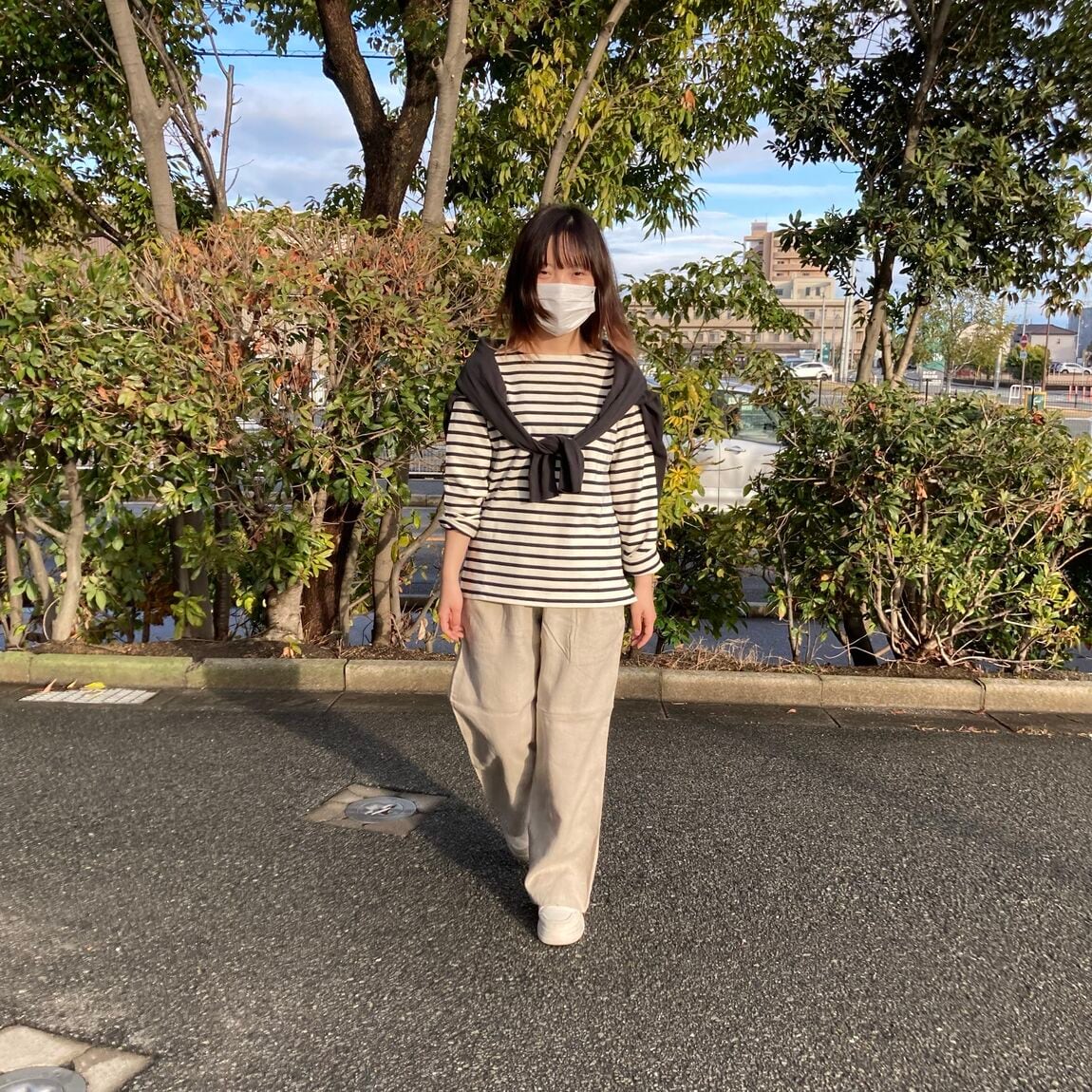 強撚ボイルカーディガン