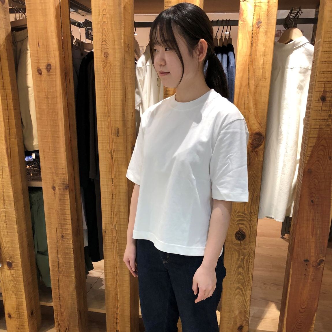 涼感UVTシャツ白